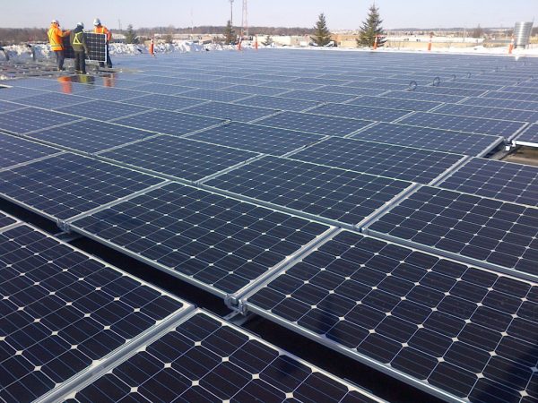 Solar Panel Installation at Almac