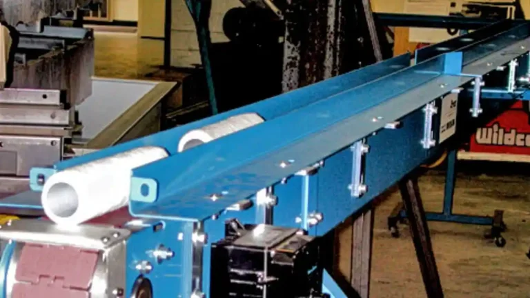 Custom assembly automation cell with heavy-duty conveyors and precision fixturing for automotive Tier 1 production