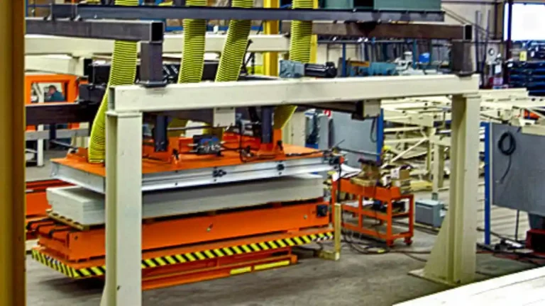 High-speed specialty transfer system with shuttles and lifts moving products between production lines